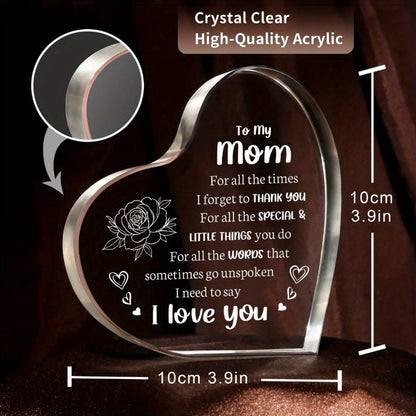 Heart Shaped Plaque Mother
