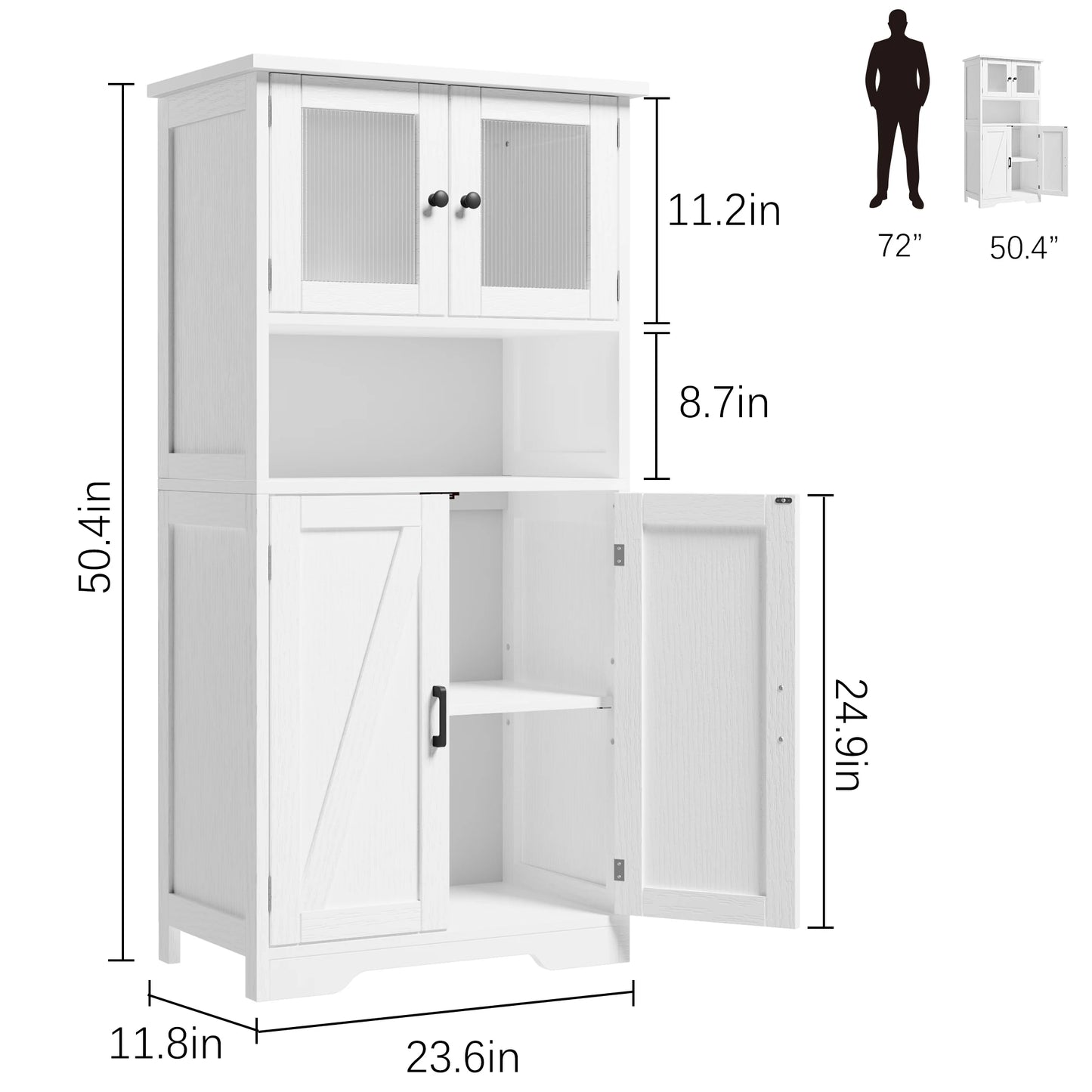 Free Standing Kitchen Pantry Cupboard
