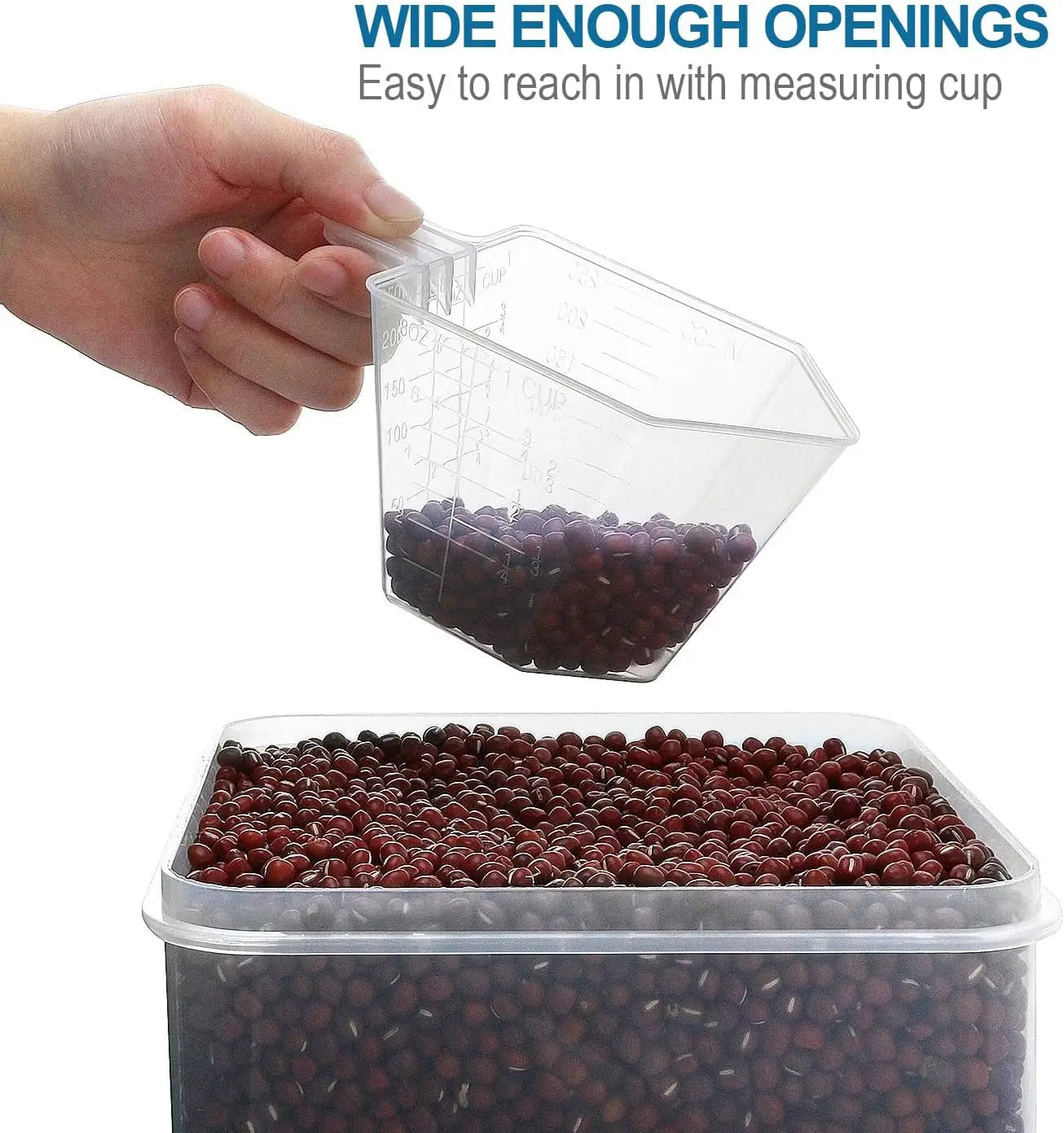 Large Airtight Food Storage Containers, 10-Pack