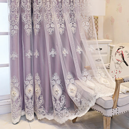 1PC Curtains dual-layer design for privacy and light control