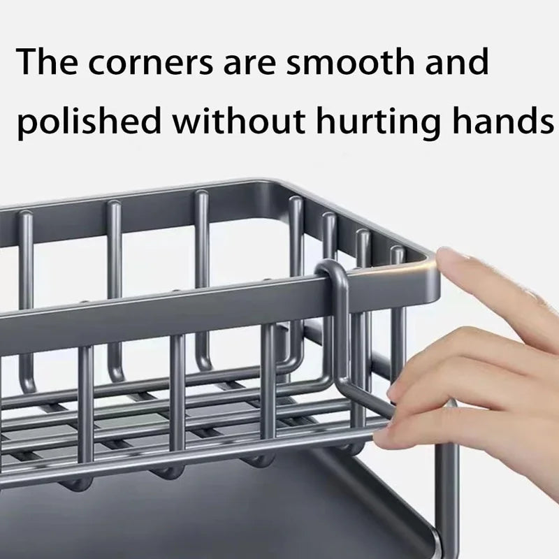 Kitchen Sink Organizer Carbon Steel