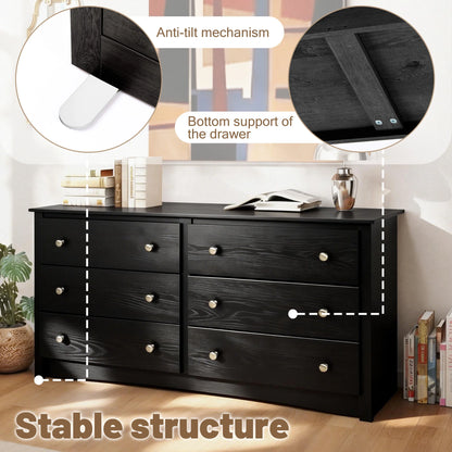 Wide Chest of Drawers