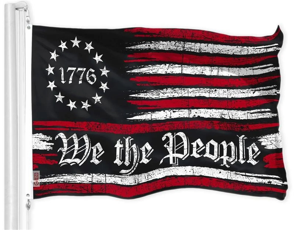 We the People American Flag 3x5 Ft 150D Polyester Historical Flag