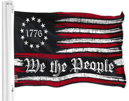 We the People American Flag 3x5 Ft 150D Polyester Historical Flag