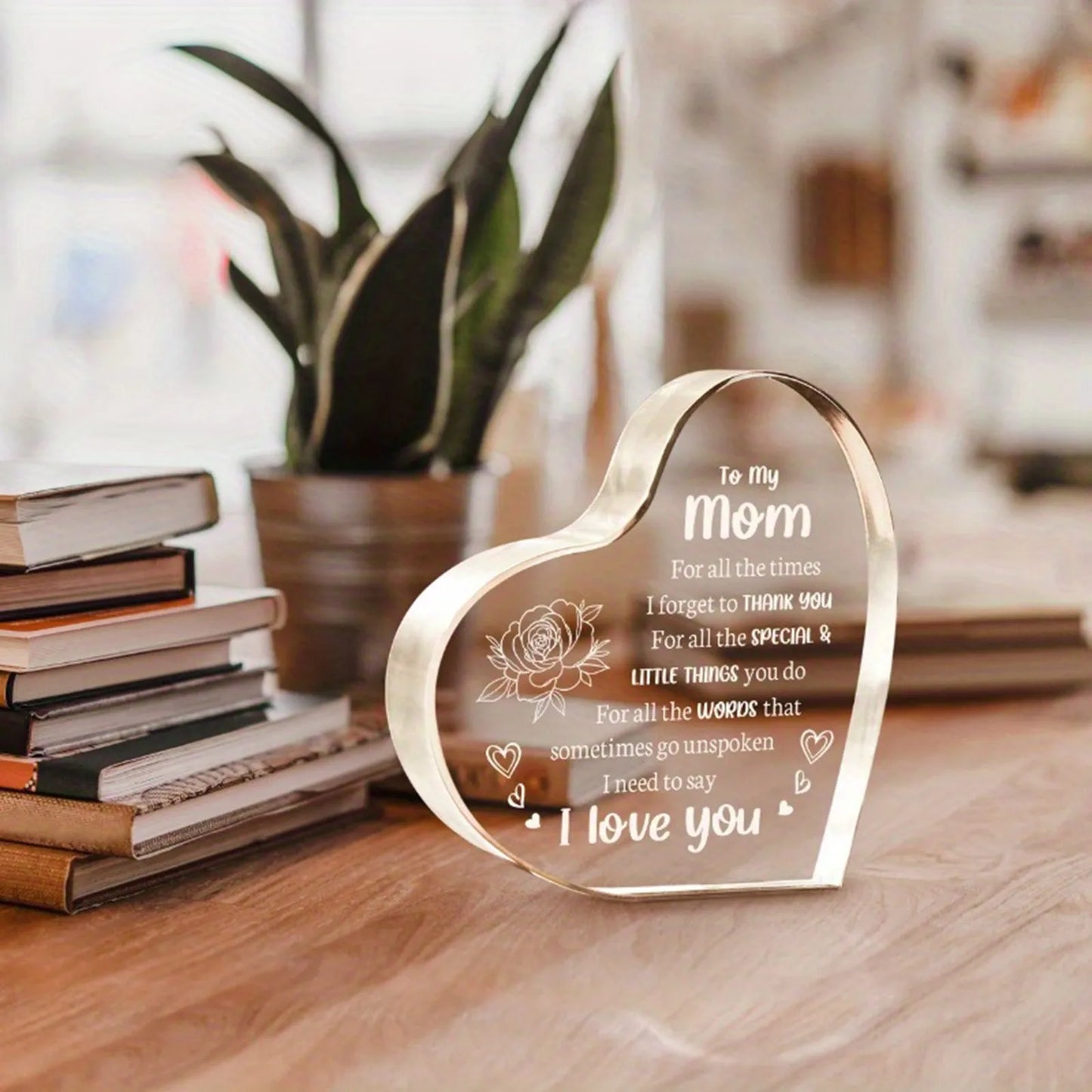 Heart Shaped Plaque Mother
