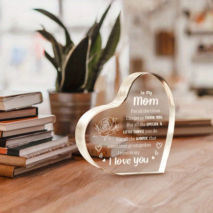 Heart Shaped Plaque Mother